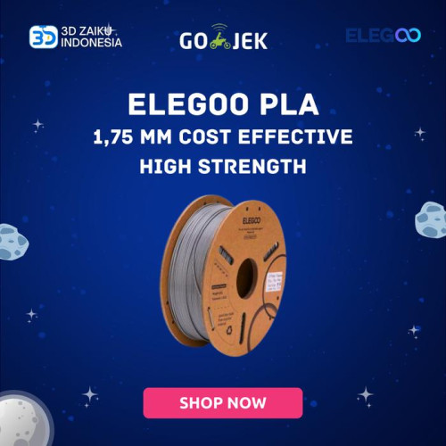 Original Elegoo PLA 1,75 mm 3D Filament Cost Effective High Strength - Galaxy Black - Galaxy Purple